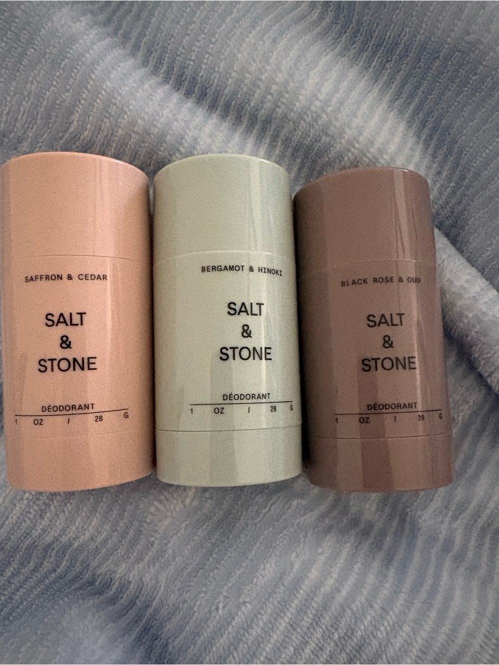 Brand new salt and stone mini deodorant discovery set